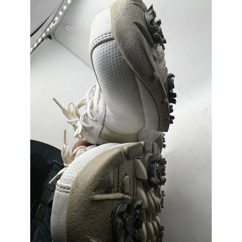 Nike Golf Sneakers Womens 8 39 Sport Performance White Leather Spikes 309888161